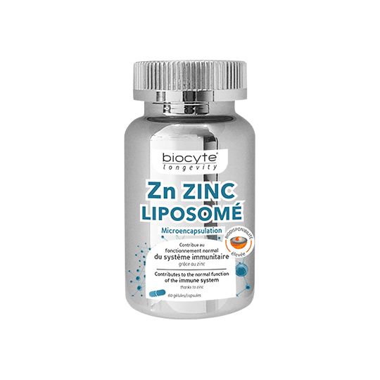 LONGEVITY - Zn Zinc Liposomé - 60 gélules