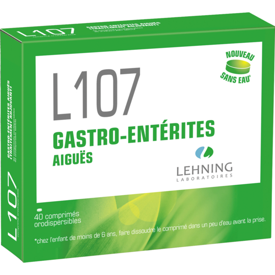 L107 Gastro-Entérites Aiguës - 40 comprimés orodispersibles
