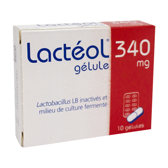 Lactéol 340 mg Diarrhées - 10 gélules