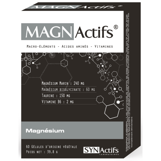 MAGN Actifs Magnésium - 60 gélules