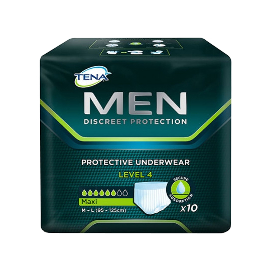 MEN - Maxi - Protection Absorbante Niveau 4 - 10 pièces
