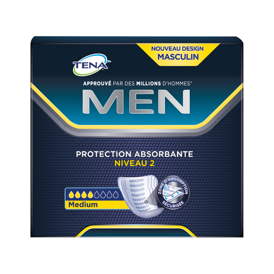 MEN - Médium - Protection Absorbante Niveau 2 - 20 pièces