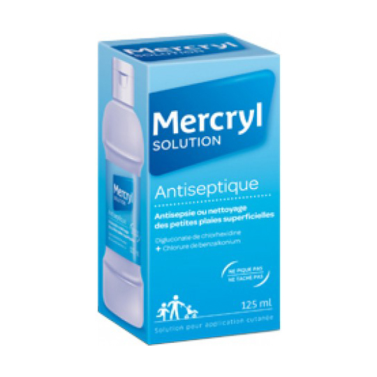 MERCRYL - Solution Antiseptique - 125 ml