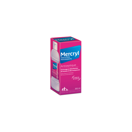 MERCRYL - Solution Moussante Antiseptique - 300 ml