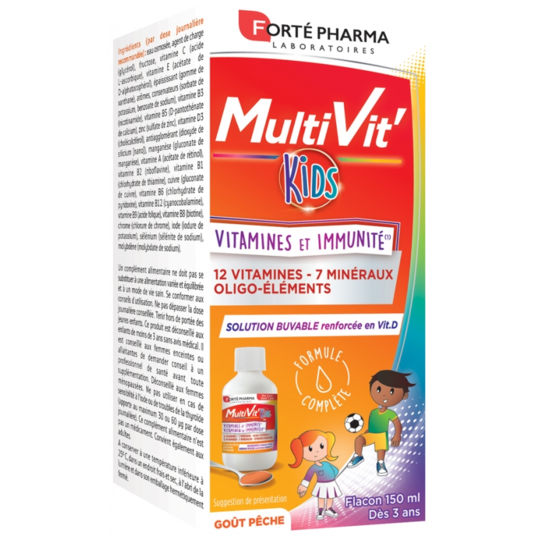 MultiVit'Kids Vitamines - 150 ml