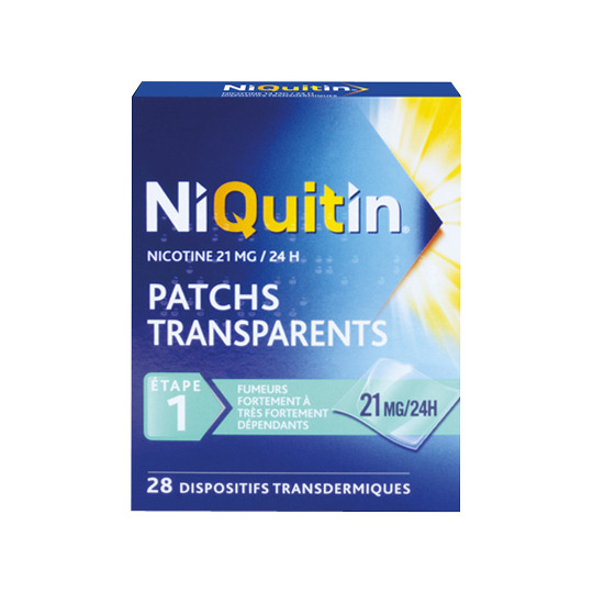 NIQUITIN - Patchs 21 mg/24 h - 28 patchs