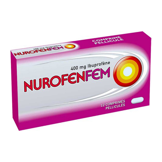 NUROFEN FEM - Ibuprofène 400 mg - 12 comprimés