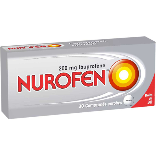 NUROFEN - Ibuprofène 200 mg - 30 comprimés