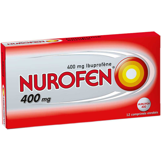 NUROFEN - Ibuprofène 400 mg - 12 comprimés