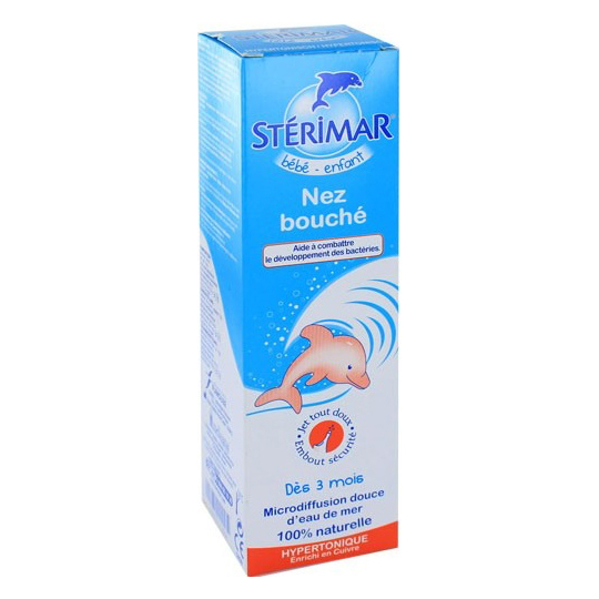 Spray Nasal Hypertonique Nez Bouché dès 3 mois - 100 ml