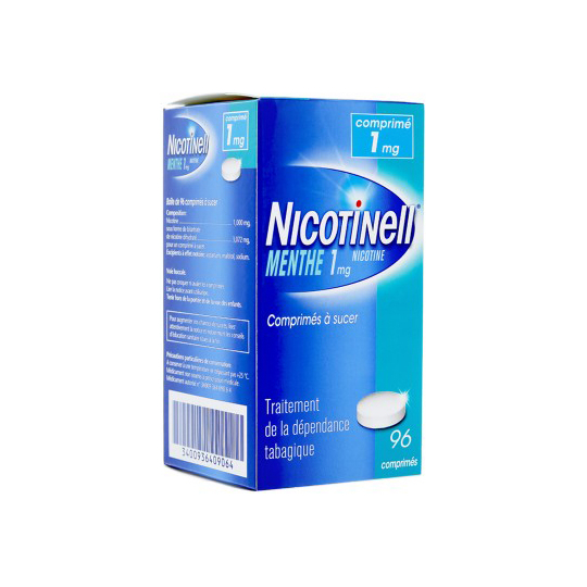 Nicotinell 1 mg Menthe - 96 comprimés