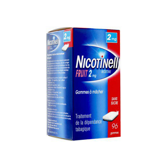Nicotinell 2 mg Fruit -  96 gommes