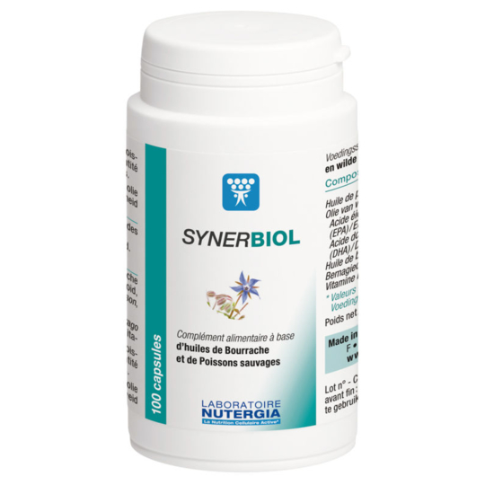 Synerbiol - 60 capsules Capsules (omega 3 + omega 6)