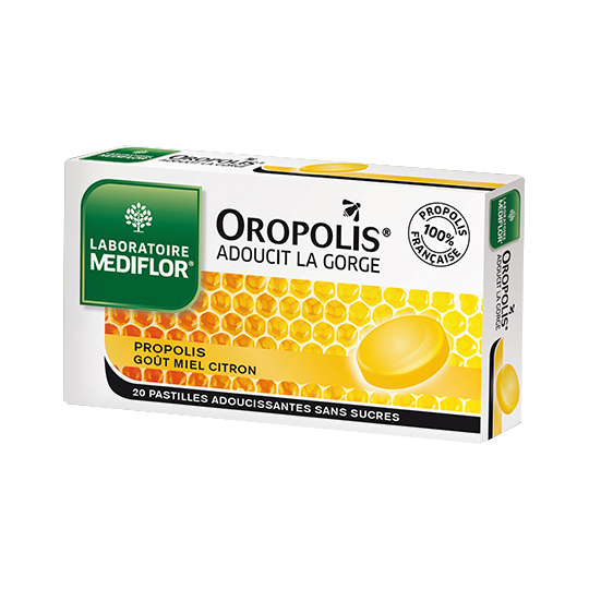 OROPOLIS - Miel Citron - 20 pastilles sans sucre
