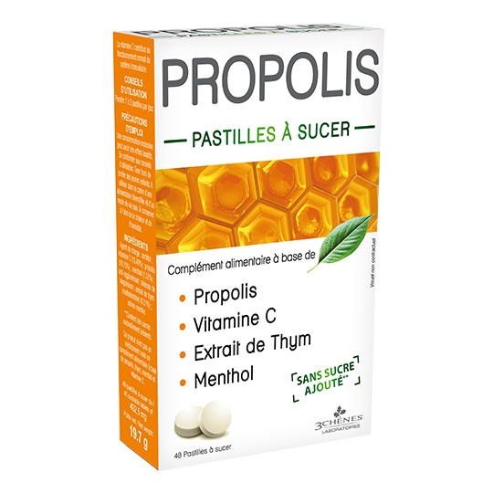 PROPOLIS - Pastilles à Sucer - 40 pastilles