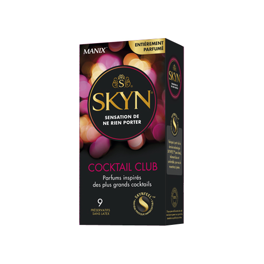 SKYN - Cocktail Club - 9 préservatifs SANS LATEX