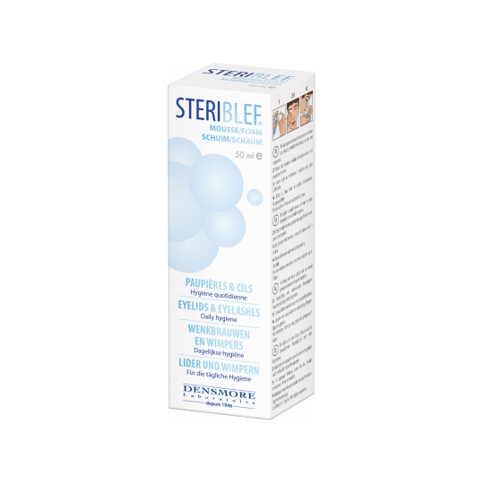 STERIBLEF - Mousse Paupières & Cils - 50 ml