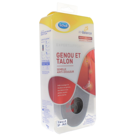 EXPERT SUPPORT - Semelle Anti-douleur Genou et Talon T1 (P 37-39.5)