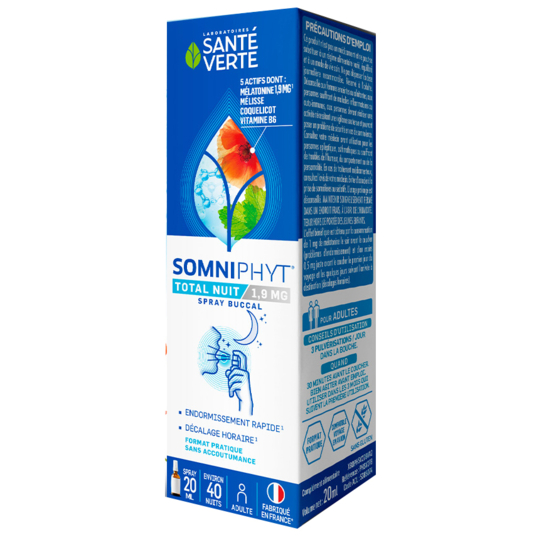 SOMNIPHYT 30' - Mélatonine Spray Buccal - 20 ml