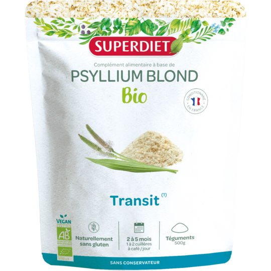 Superdiet Transit Psyllium Blond BIO 200 g