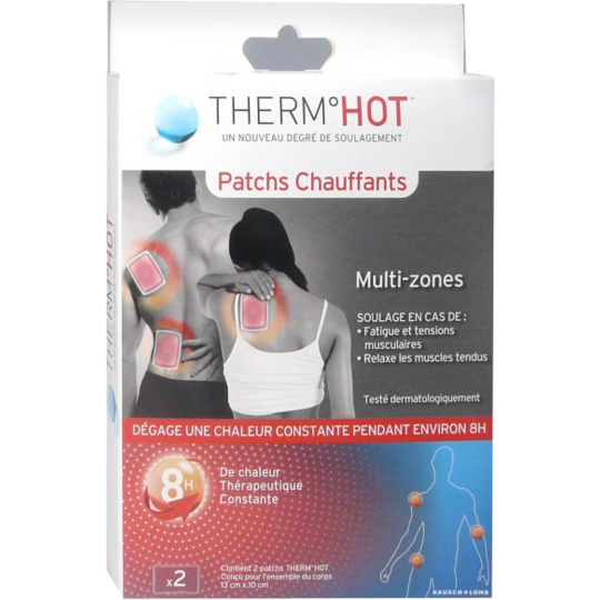 THERM HOT - Patch Chauffant Multi-Zones - Lot de 2 patchs