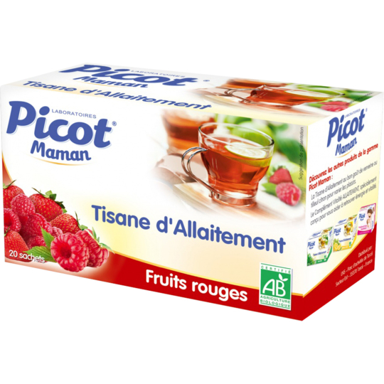 Tisane d'Allaitement Fruits Rouges - 24 sachets