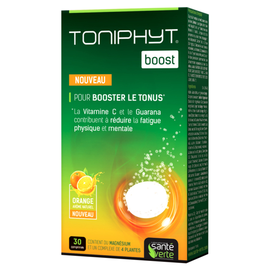 TONIPHYT - Boost Fruit Rouge - 30 comprimés effervescents