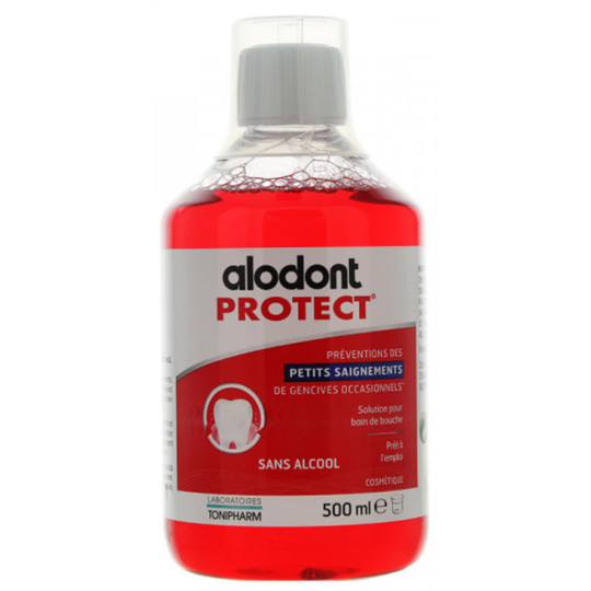 ALODONT PROTECT - Bain de Bouche sans alcool - 500 ml