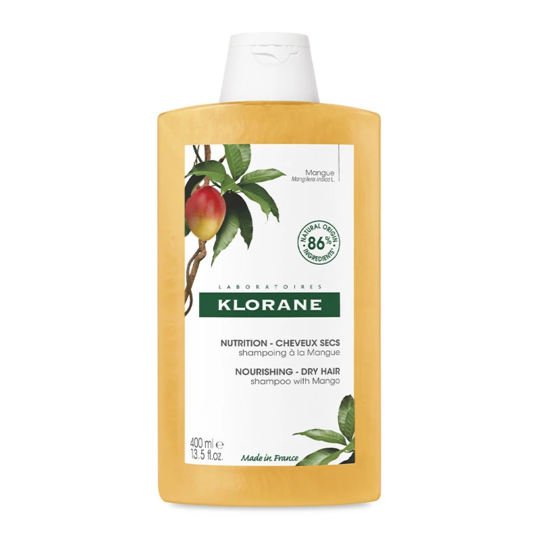 Klorane Shampooing au Beurre de Mangue Nutrition 400 ml
