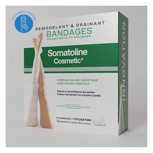 Somatoline Recharges Bandages Remodelant et Drainant 6 sachets