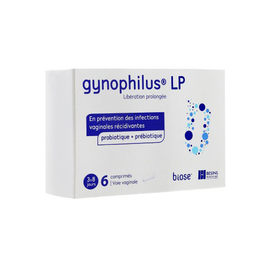 Gynophilus LP - 6 comprimés vaginaux