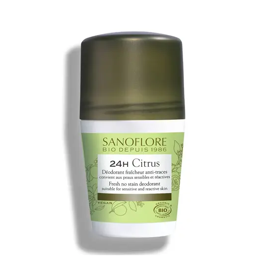 Sanoflore Déodorant 24H Roll-On Citrus 50 ml