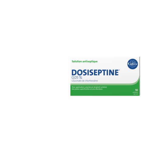 Gifrer Dosiseptine 0,05 % 10 unidoses