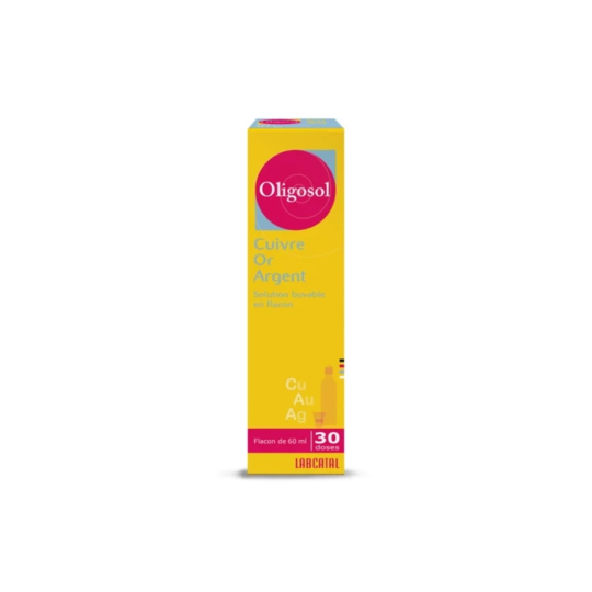 Oligosol Cuivre Or Argent solution buvable 60 ml