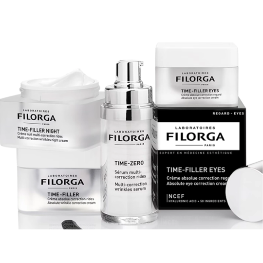 Filorga Time-Filler Crème Nuit Multi-Correction anti-rides à l'acide hyaluronique 50 ml