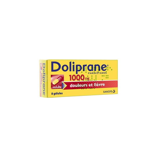Doliprane 1000 mg Paracétamol - 8 gélules