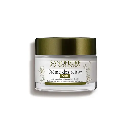 Sanoflore Crème des Reines Nuit Soin Réparateur Régénération Eclat Bio 50 ml