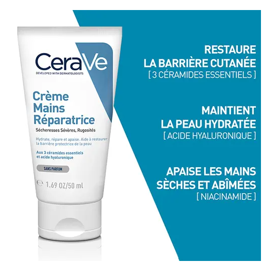 Cerave Crème Mains Réparatrice 50 ml