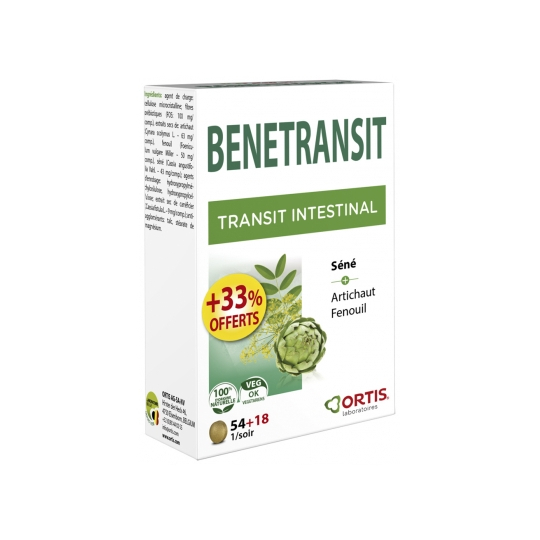 BENETRANSIT - 54 comprimés + 18 Offerts