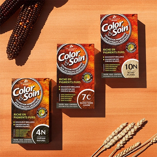 Color & Soin Coloration Châtain Brownie 4B 135 ml