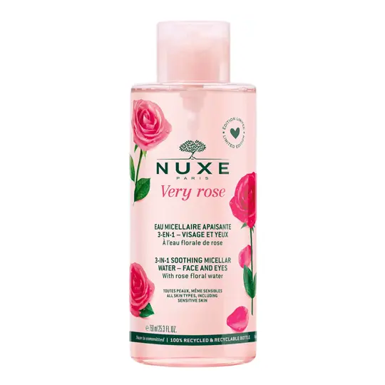 Nuxe Very Rose Eau Micellaire Apaisante 3 en 1 750 ml