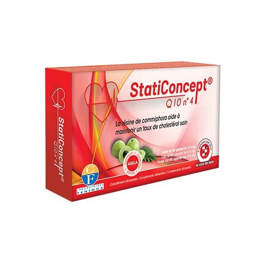 STATICONCEPT Q10 n°4 - Cholestérol - 60 gélules