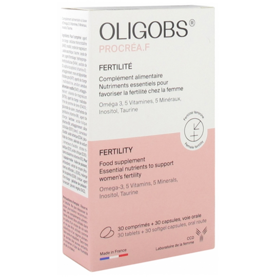 OLIGOBS - Procréa.F - Fertilité - 30 gélules + 30 capsules