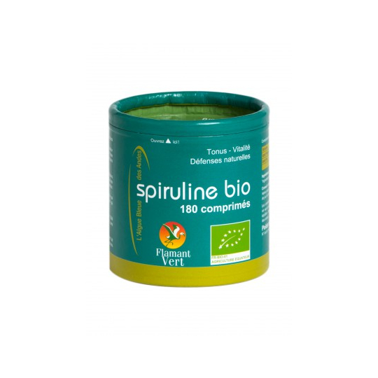 SPIRULINE - L’Algue Bleue des Andes 500 mg - 180 comprimés