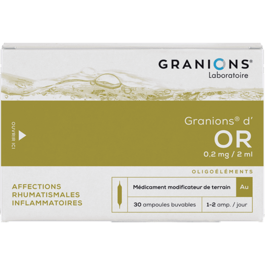 Granions d’Or Solution Buvable 0,2 mg - 30 ampoules