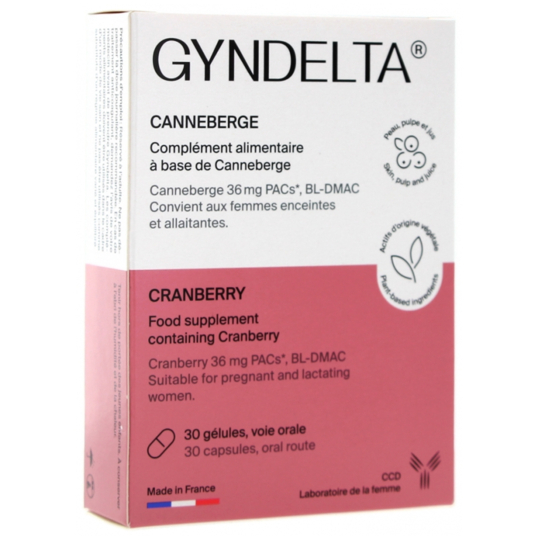 GYNDELTA - Cranberry - 30 gélules