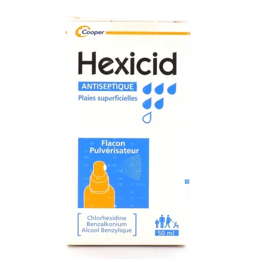Hexicid Solution Antiseptique - 50 ml