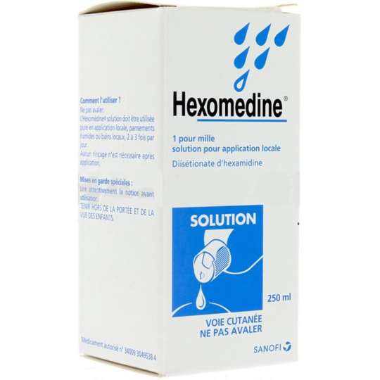 Hexomedine Solution 1/1000 - 250 ml