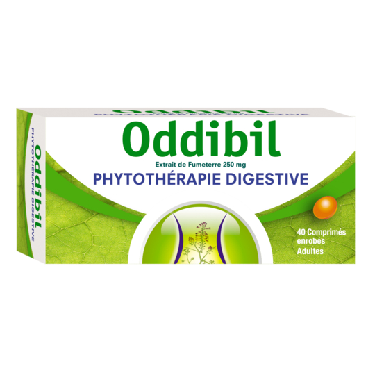Oddibil - Phytothérapie Digestive 250 mg - 40 comprimés