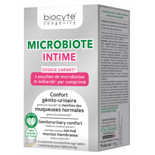 LONGEVITY - Microbiote - 14 comprimés